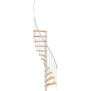 Minka Spindeltreppe Suono Smart Buche Weiß 140x78 cm Geschoßhöhe bis 305