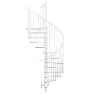Minka Spindeltreppe Switch Ø 120 cm Weiß