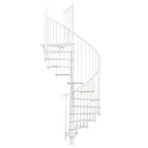 Minka Spindeltreppe Switch Ø 140 cm Weiß
