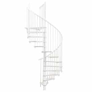 Minka Spindeltreppe Switch Ø 160 cm Weiß