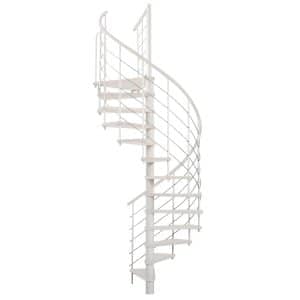 Minka Spindeltreppe Venezia Weiß Ø 120 cm Geschosshöhe bis 305