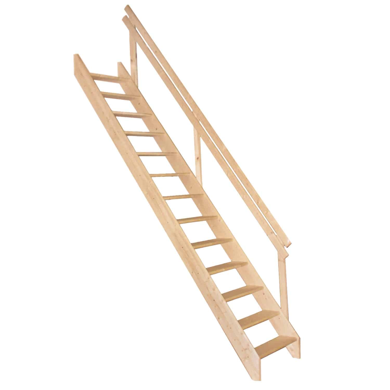 Minka Wangentreppe Boras Fichte unbehandelt