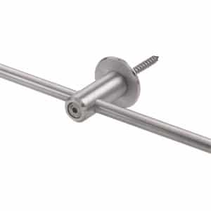 Rundstabhalter V2A Fenstermontage