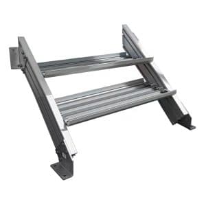 Treba Außentreppe Alaska 3 mit 2 Stufenwanne 100 cm x 30