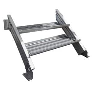 Treba Außentreppe Alaska 3 mit 2 Stufenwanne 80 cm x 30