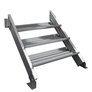 Treba Außentreppe Alaska 3 mit 3 Stufenwanne 100 cm x 30