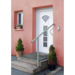 Treba Eingangsgeländer GA1 Seitliche Montage 115 cm Aluminium Eloxiert