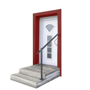 Treba Eingangsgeländer GA5 Bodenmontage 115 cm Aluminium Anthrazit