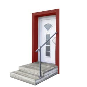 Treba Eingangsgeländer GE6 Bodenmontage 1.150 mm Edelstahl