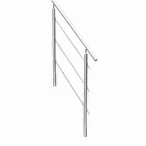 Treba Geländer-Set AluTop für Außenwangentreppe Alaska 150 cm Aluminium