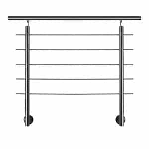 Treba Geländer-Set EB5 Seitliche Montage 150 cm Edelstahl V2A