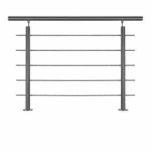 Treba Geländer-Set EB6 Seitliche Montage 150 cm Edelstahl V2A