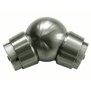 Treba Kugelgelenk E83 mit Ringadapter und Rohrkupplung V2A Edelstahl