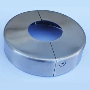 Treba Rosette E92 V2A Edelstahl 2-teilig