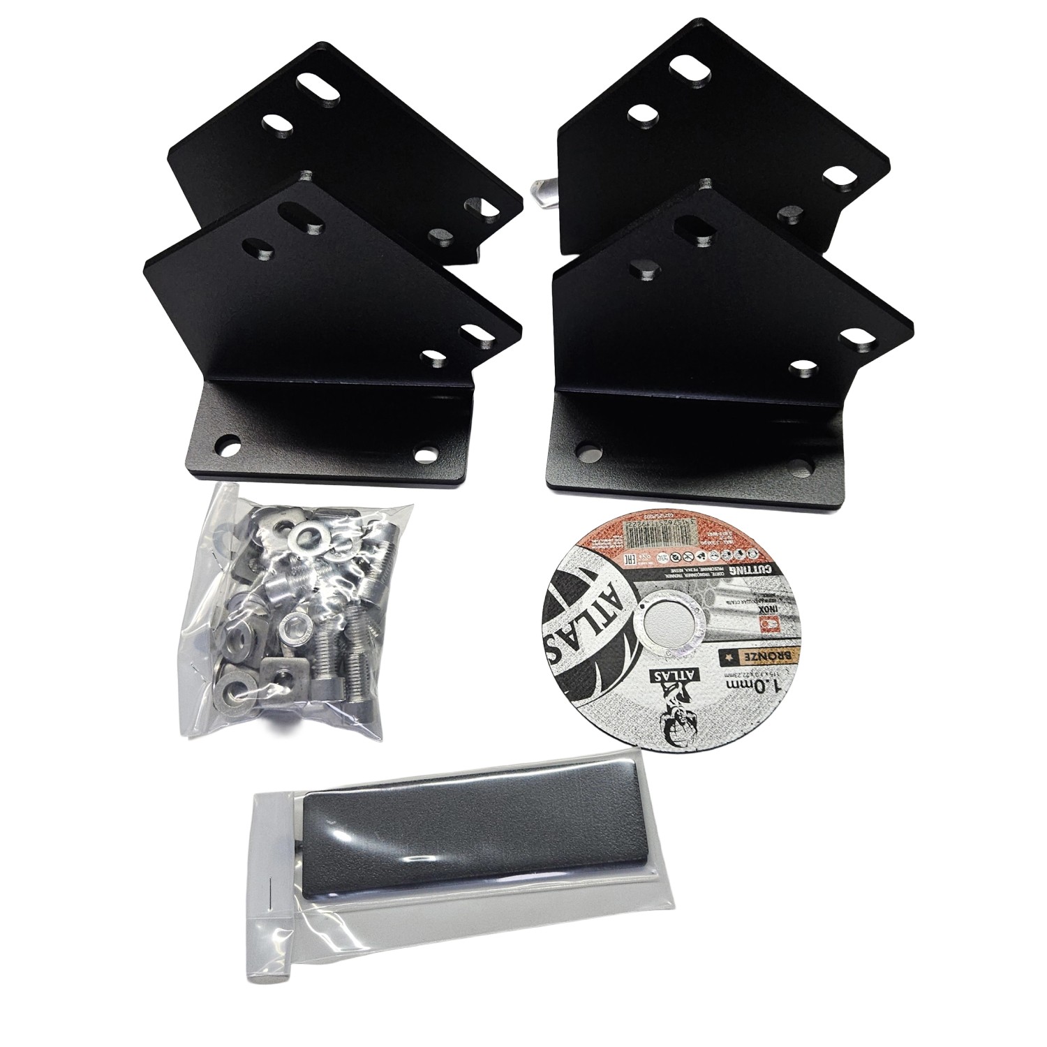 Treba Treppenwinkel-Set Brooklyn 33° - 45° Schwarz