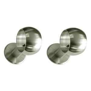 Treba Wand-Set Halter WS1 für Französichen Balkon Edelstahl