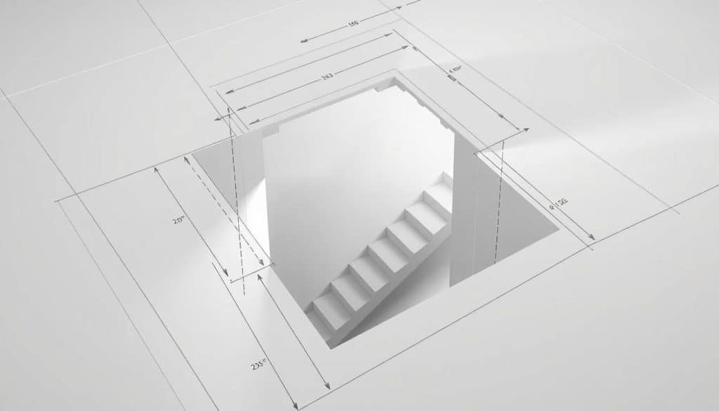 Treppenloch berechnen