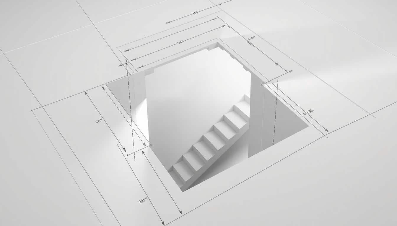 Treppenloch berechnen