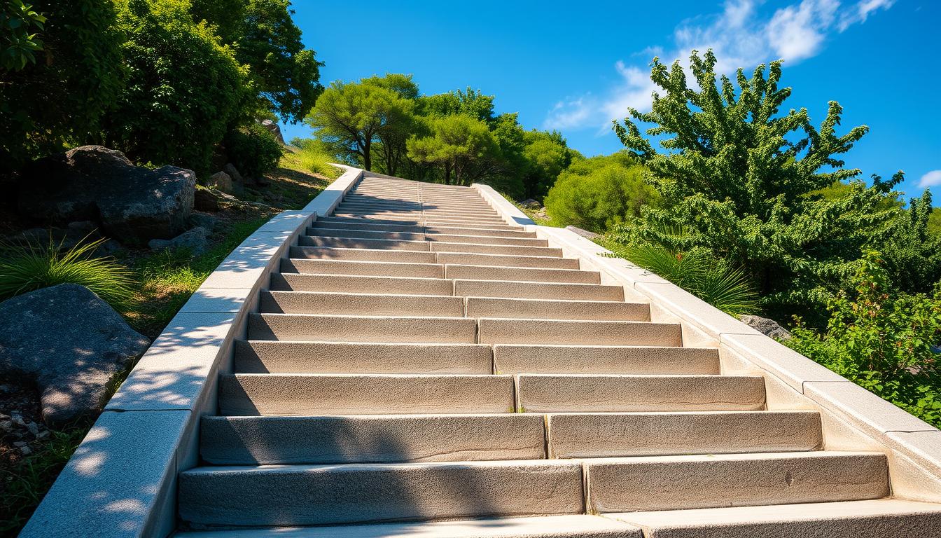 beton treppe außen