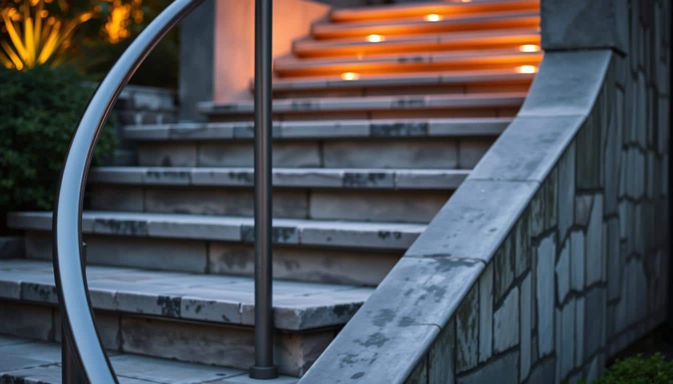 geländer treppe außen