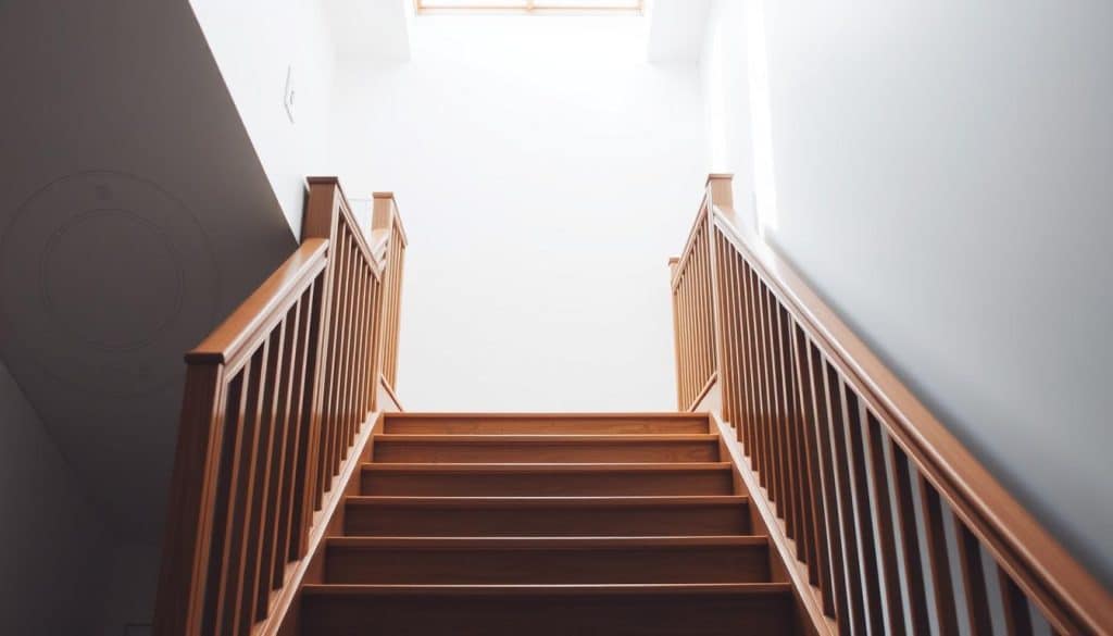 offene treppe schließen