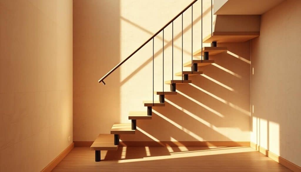 platzsparende treppe